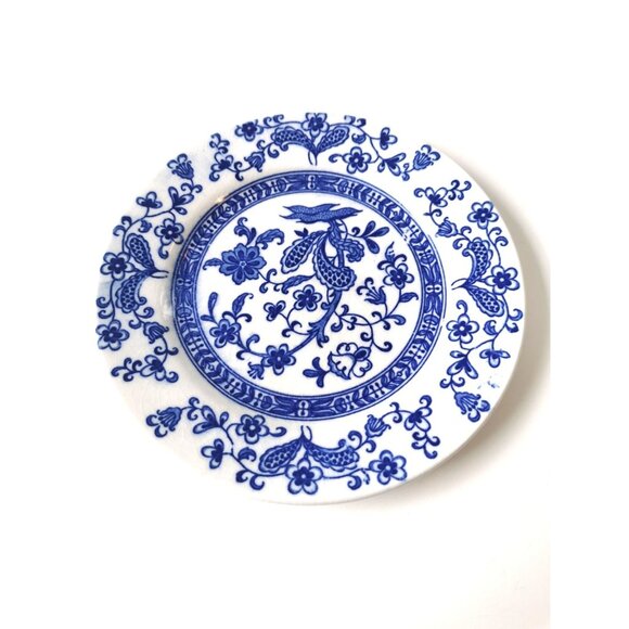 Collector Plates Four- Two Japanese, Two English Vintage - Picture 7 of 16